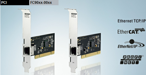 Beckhoff. Сетевая карта Ethernet PC - FC9001-xxxx Beckhoff