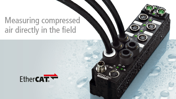 Beckhoff. EtherCAT Box, 6 цифровых входа, 24 В постоянного тока, 10 μs, 2 цифровых выхода, 24 В постоянного тока, Imax = 0,5 A, 4 входа давления -1…1 бар, измерение давления: 6-мм фитинг, М8 - EP3744-0041 Beckhoff