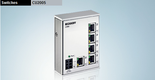 Beckhoff. 8-портовый-ГБit сетевой коммутатор (свитч), 10BASE-T/100BASE Tx/1000BASE T Ethernet с 8 x RJ45 - CU2208 Beckhoff