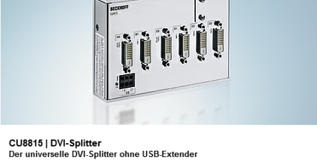 Beckhoff. Сплиттер DVI Extender без USB - CU8815 Beckhoff